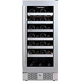 Avallon AWC152SZRH 15 Inch Wide 27 Bottle Capacity Single Zone Wine Cooler with Right Swing Door