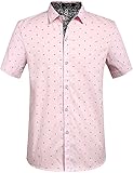 SSLR Men's Casual Button Down Shirts Regular-Fit