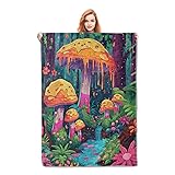 Mushroom Blanket Gifts for Women Girls Adults Kids