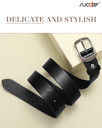 SUOSDEY Women Belts For Jeans Dresses Pants Ladies Black Belt Leather Waist  Belt with Elegant Buckle Width 1.3" in Kenya | Whizz Belts