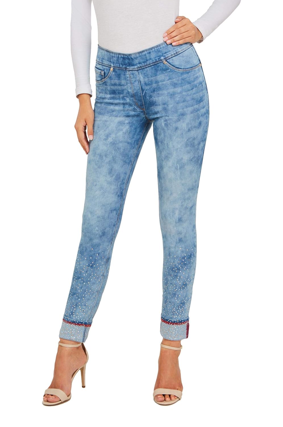 luxe denim skinny ankle