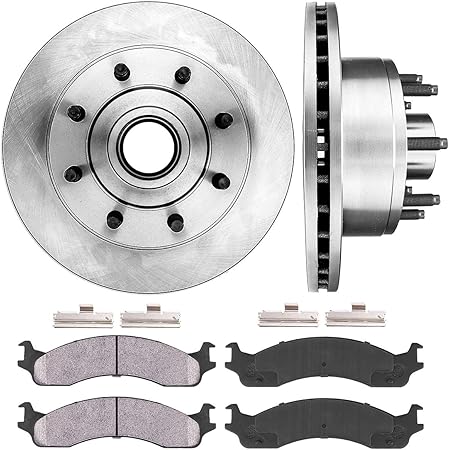 Amazon Crk140 フロント 331 Mm プレミアム Oe 8 ラグ 2 ブレーキディスクローター 4 セラミック ブレーキパッド ハードウェア ブレーキパーツ 車 バイク