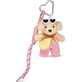 Joedy Bear Keychain Bag Charms Purse Charms Cute Keychains for Women Handbags, Backpacks, Wallet