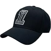 Harley-Davidson Men's Dark Custom Curved Bill Stretch Fit Baseball Cap - Black
