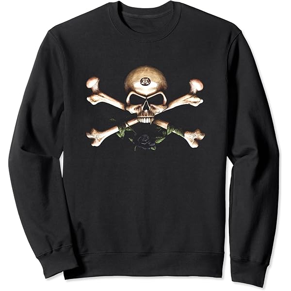 Amazon.com: Alchemy Gothic Vampire Skull And Cross Bones Pullover