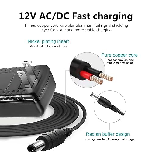 Replacement 12V AC DC Power Cable Cord For Seagate Hard Drive, Freeagent Goflex, WD Western Digital My Book External Hard Drive Adapter Power Supply Cord In | Whizz AC Adapters