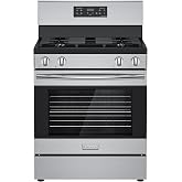 Empava 30" Gas Range, 4.8 Cu.Ft Oven with Touch Timer | 18K BTU Burner, Freestanding &amp; Slide-in Stove (Natural/LP Convertible) Stainless Steel