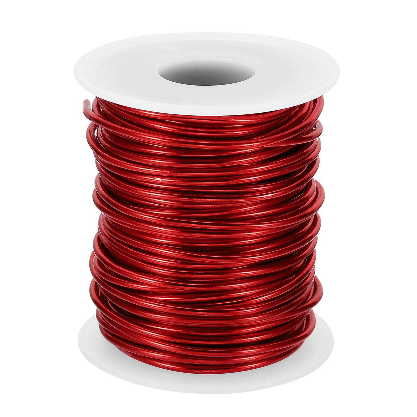PATIKIL 12 Gauge 2mm Aluminum Craft Wire, 65.6Ft Metal Wire Armature Bendable Wire for Jewelry Making Metal Wrap DIY, Red