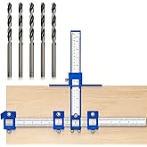 Holimax Cabinet Hardware Jig, Cabinet Handle Jig, Cabinet Hardware Template Tool, Punch Locator Drill Guide for Handle Knob Pull Installation of Door and Drawer woodworking tools