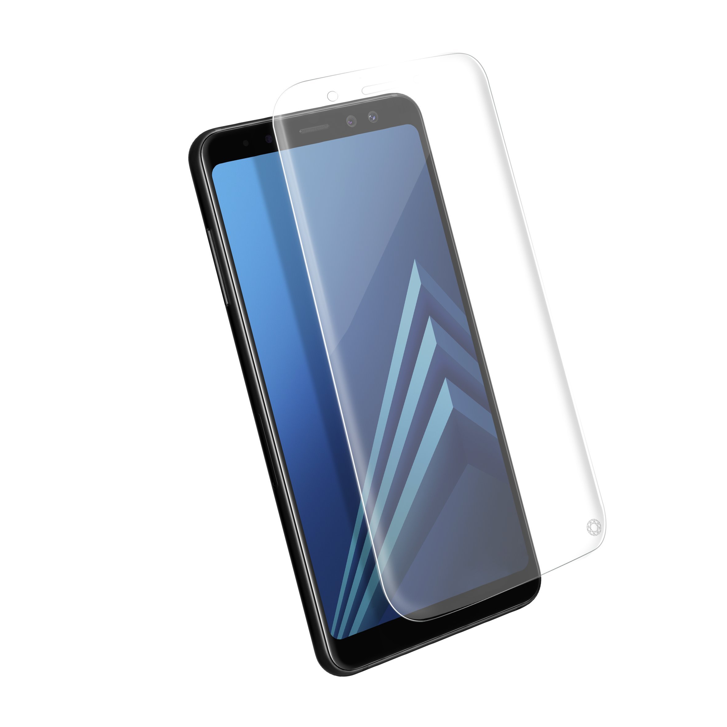 Force Glass Galaxy A8 2018 Tempered Glass Screen Protector with Installation Kit