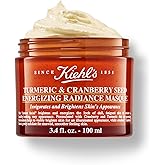 Kiehl's Turmeric & Cranberry Seed Energizing Radiance Face Mask, Brightening Facial Mask, Invigorates Dull Skin, Gently Exfol