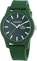 Reloj analógico de pulsera para hombre Lacoste con correa de silicona 