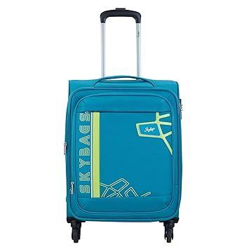 Skybags Polyester 58.5 cms Teal Softsided Cabin Luggage (STPICW59TEL)