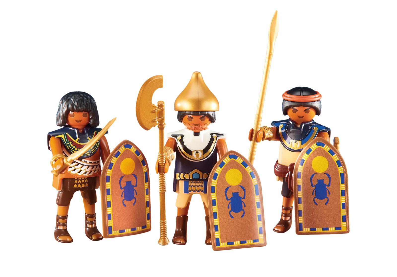 Playmobil - 6488 - 3 Soldats Egyptiens - Emballage Plastique, pas de boîte en carton