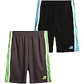Pro Athlete Boys Athletic Shorts - 2 Pack Quick Dry Athletic Basketball Gym Shorts with Pockets (Sizes 8-16)