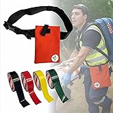 Triage Tape &amp; Belt Pack Kits, Outdoor First Aid Supplies (Black:Deceased, Red:Immediate, Yellow:Delayed, Green:Minor)