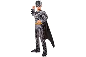 Rubies Costume DC Superheroes Batman Child Deluxe Costume, Medium for Themed Parties and Halloween