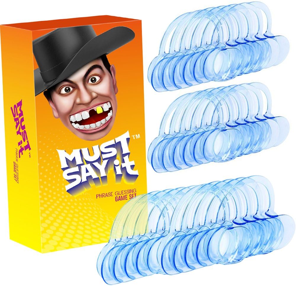 Pack of 20 Dental Cheek Retractor Mouth Opener for Watch Ya Mouth Speak Out Phrase Guess Game Holiday Family Party Gaming Set (10 Large 10 Medium)