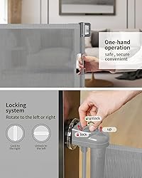 Veraste Punch-Free Install Retractable Baby