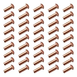 Aicosineg 100Pcs Solid Rivet 0.31inch Length Rivets