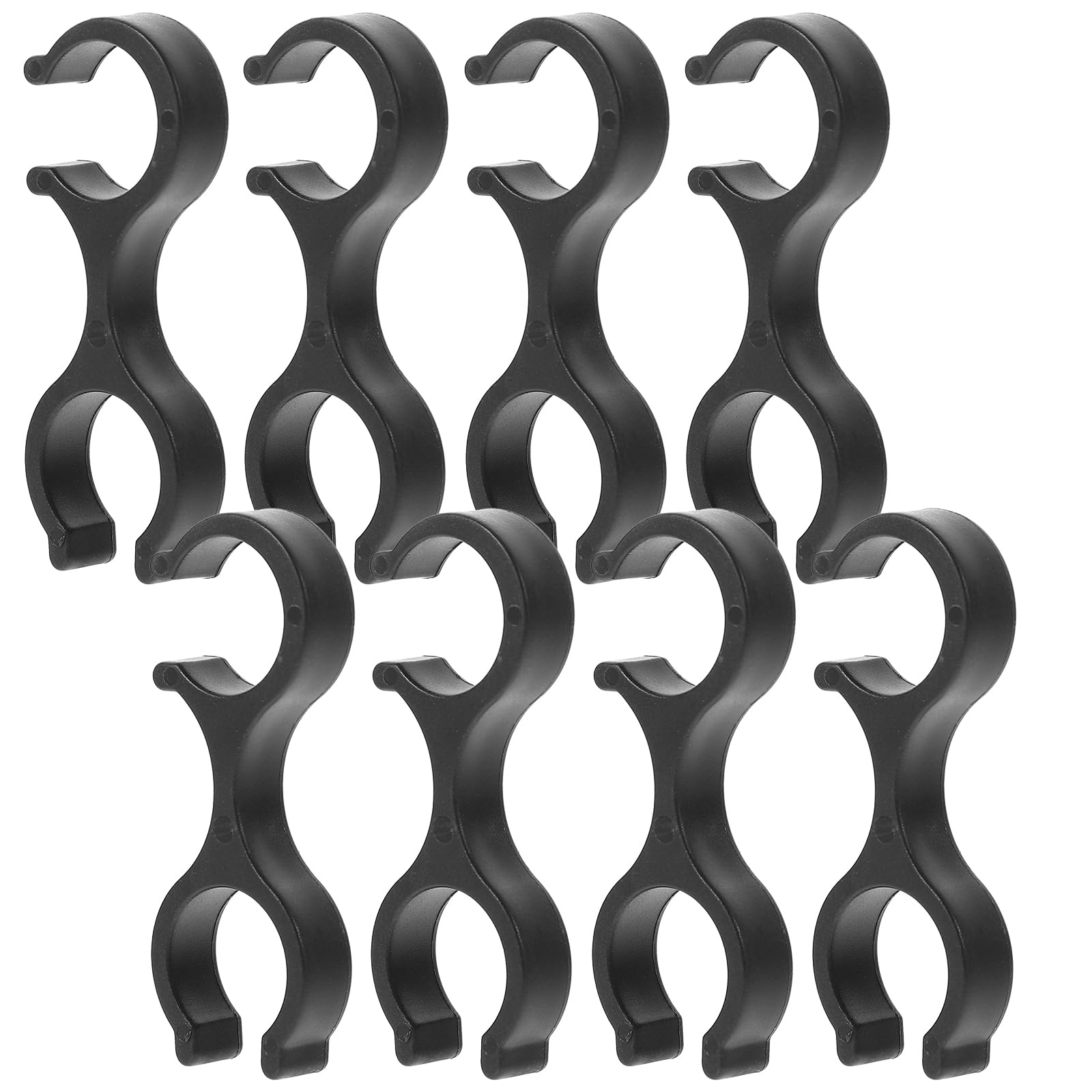 LIOOBO 8PCS Trekking Pole Hiking Stick Walking Stick Hiking Accessories Hiking Cane Accessories Trekking Stick Storage Buckle Hiking Stick Figure-Eight Buckle Walking Cane Trekking Stick Trekking Pole