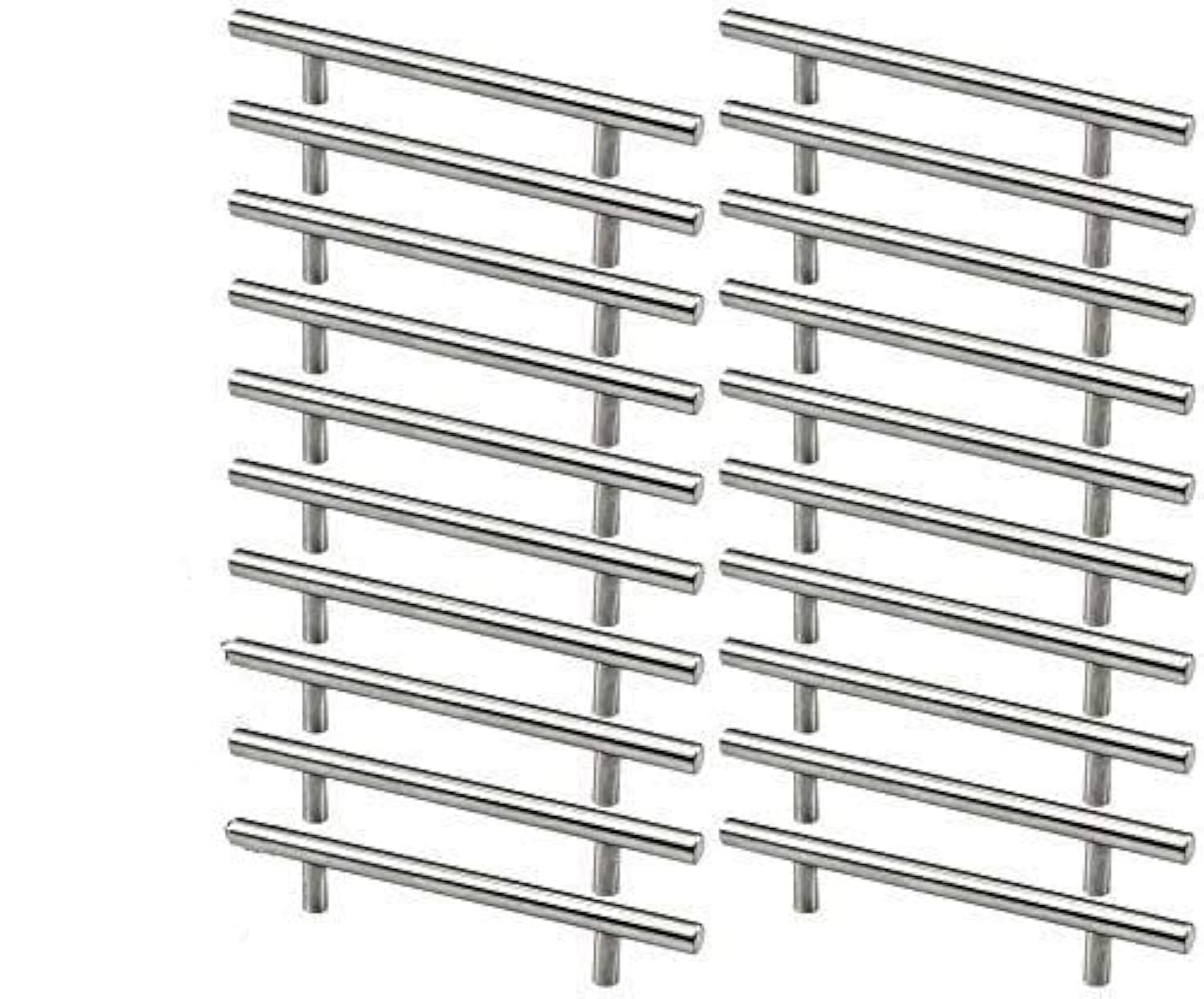 Margueras 20-Piece T-Bar Kitchen Door Handles (128 mm)