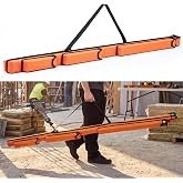 Eccliy 78" Level Case Oxford Fabric Water Resistant with 6 Pockets | Padded Handle, Compatible with 78/48/32/24/16/10 Inch &amp; Torpedo Level, for Carpentry Renovation Torpedo Storage