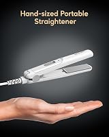 Wavytalk Mini Hair Straighteners Ceramic Travel Dual Voltage White view 6