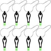 Hollowfly 8 Pcs Fishing Downrigger Release Clips | Release Snap Weights Clips with Downrigger Line for Offshore Fishing Planer Board Weight Kite Trolling