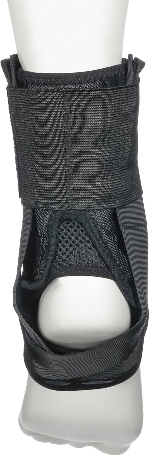 Active Ankle AS1 Pro Lace Up Ankle Brace, Ankle Stabilizer for Protection & Sprain Support for Volleyball, Rugby, Basketball, Braces with Laces to Wear Over Compression Socks or Sleeves, Various Sizes: Sports & Outdoors
