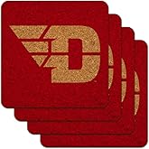 University of Dayton Flyers Logo Low Profile Novelty Cork Coaster Set