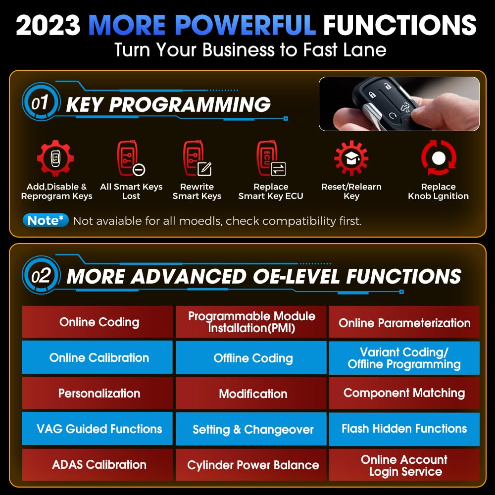 2023 Elite LAUNCH X431 Diagun V BiDirectional Scan Tool, Full Systems