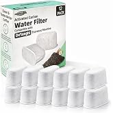 12 Pack Activated Charcoal Water Filter for Delonghi Espresso Machine COM530M, COM532M, BCO430 and More | Compatible with Delonghi Filter Replacement Accessories 7313285779