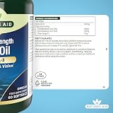 Natures Aid Super Strength Omega-3 1200mg 60 Softgels EPA DHA TG view 6
