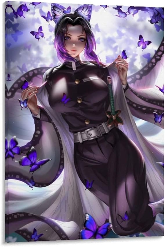 Demon Slayer Abstract Art Paintings Canvas Prints For Home Decorations 