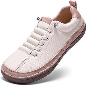 GTRGTR Barefoot Shoes Women, Casual Sneakers, Wide Toe Box Sneakers, Running Shoes Women with Arch Support, Zero Drop Minimal