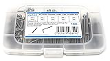 iexcell 100 Pcs M3 x 20/25/30/35/40mm Thread Pitch