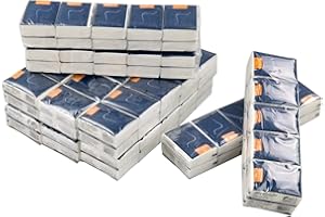 Teyyvn 100-Pack White Facial Tissues Pocket Packs, 4-Ply Pocket Facial Tissue
