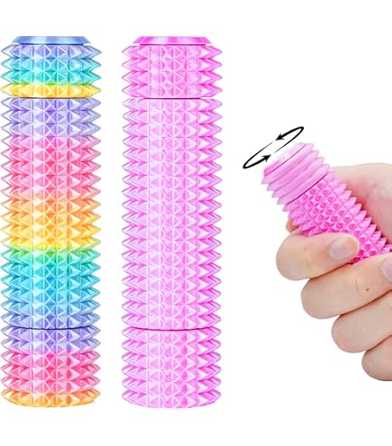 Little Ouchies – Lot De 2 Porte-clés Sensoriels à Picots Pour Adultes – Anti-stress, Anxiété, TDAH – Petit Et Discret