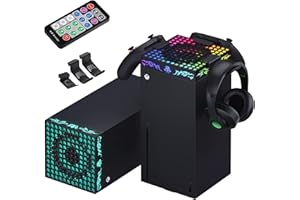 Narati Cooling Fan for Xbox Series X with RGB LED Light 2023 Upgraded, Fan Cooling System, 1800 RPM 3 Gears Adjustable Fan Speed, 200+ Light Effects with Remote Control for Xbox Series X Accessories