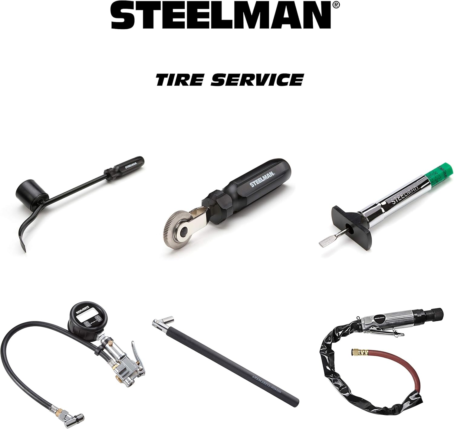 Steelman Tire and Tube Patch Auto Repair Stitcher Tool, Prevents Air Bubbles from Compromising Patch Job During RMA-Approved Flat Tire Repairs, Defined Teeth, 1 1/2-inch Wheel: Automotive