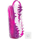 Silicone Exfoliating Body Scrubber Loofah Silicone Scalp Massager Shampoo Brush Soft Body Scrubbers for Use in Shower Lathers