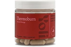 Yoli® Thermoburn Energy Supplement with Green Tea Leaf, Guarana, Choline, Raspberry Ketones and Thermo-G Proprietary Blend - Energy Vitamin, 60 Capsules