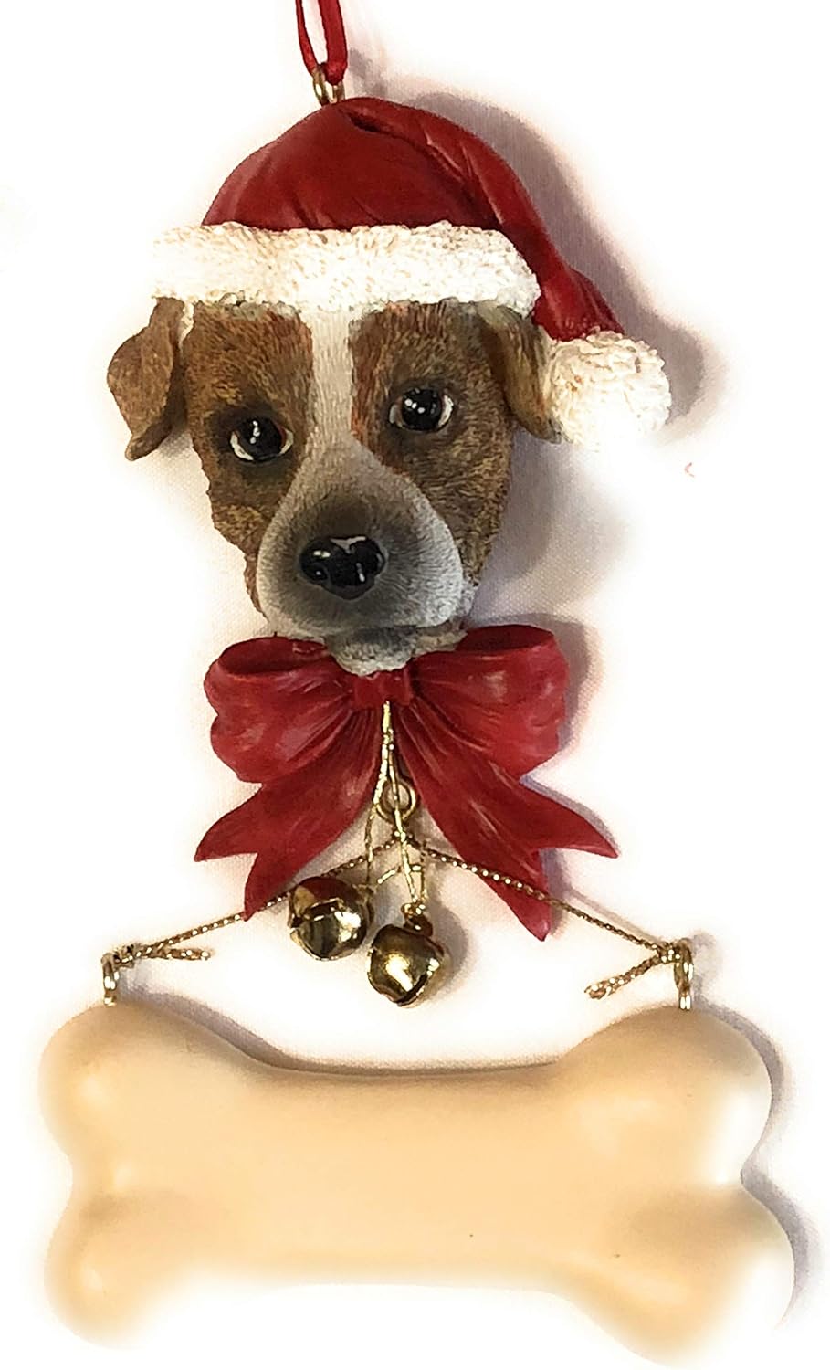 jack russell christmas ornament