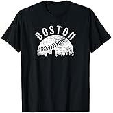 Vintage Boston Massachusetts Skyline Apparel T-Shirt