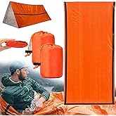 FHNUVB Emergency Sleeping Bag, 84"X36" Waterproof Survival Emergency Sleeping Bags for Survival, Pocket Size Survival Blanket