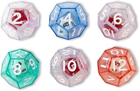 Koplow Games 12-Sided Double Dice Set Classroom Accessories