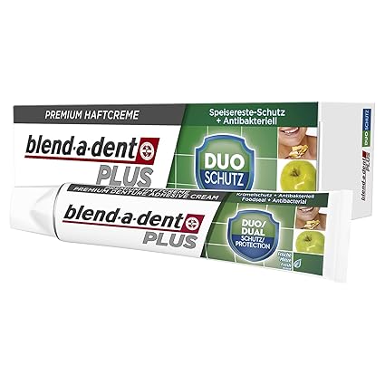 Blend-a-dent Plus Premium-Haftcreme Duo Schutz, 12er Pack (12 x 40 g)