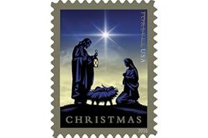 USPS Nativity Forever First Class Postage Stamp U.S. Holy Family Holiday Christmas Sheets (20 Stamps) (Booklet of 20 stamps)