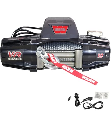 Amazon.com: WARN 106175 M8274-S Winch with Spydura Synthetic Cable